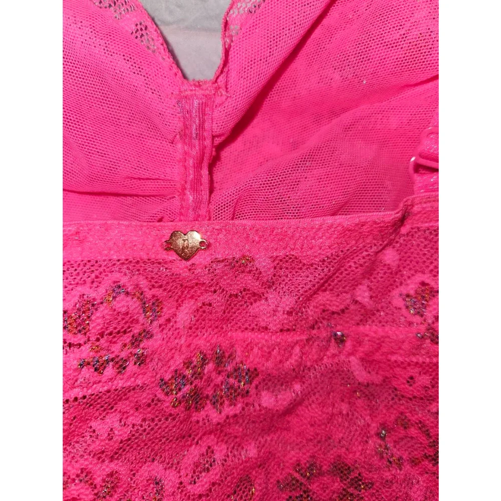 Victoria's Secret PINK Lace Bralette Sz L New